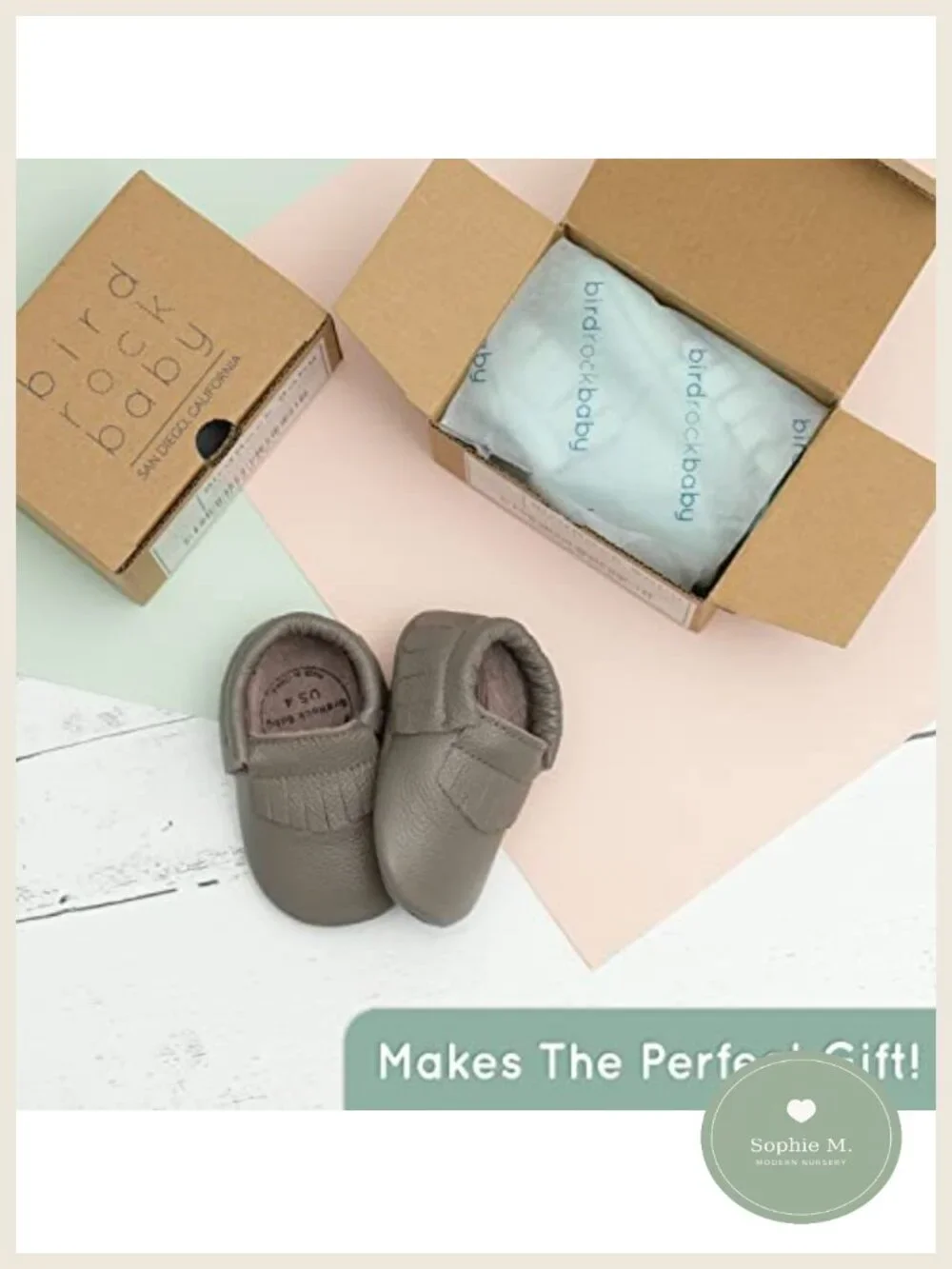 Baby Mocc Leather Shoes Boys Girls Elastic Soft Sole